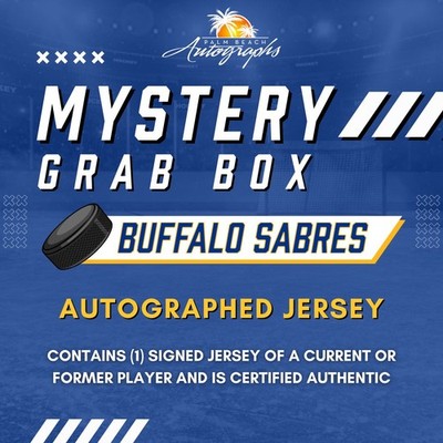 Mystery Grab Box - Buffalo Sabres NHL Hockey Autographed Jersey