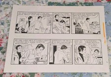 Frank Bolle Gil Thorp 2008 Original Comic Double Sided Storyboard Art 