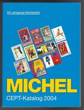 Catálogo Michel CEPT 2004 sellos europeos, precursores, compañeros, OTAN, AELC, CSE