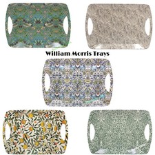 William Morris Large Melamine Dinner Serving Tray with Handles Tea Coffee Trays