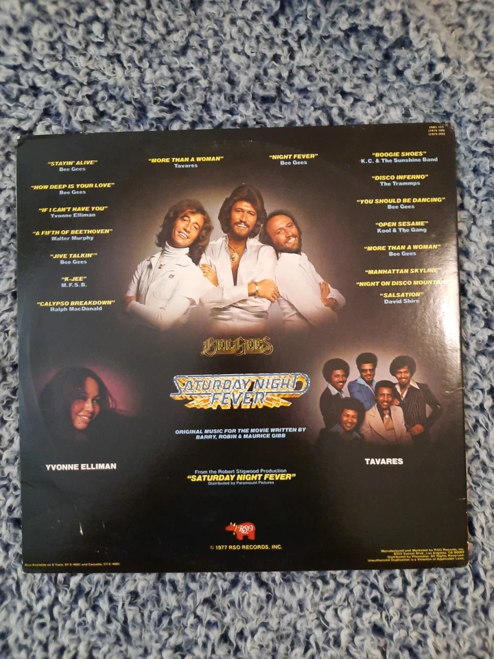 Saturday Night Fever: Original Movie Sound Track. RS-2-4001 Double LP Records - Image 2 of 4