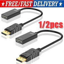 DP Displayport Male to HDMI Female Cable Converter Adapter for PC Laptop Desktop