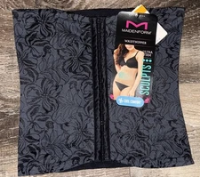 Maidenform ~ Women's Waist Nipper Ultra Firm Control Black Shaping Trainer ~ S