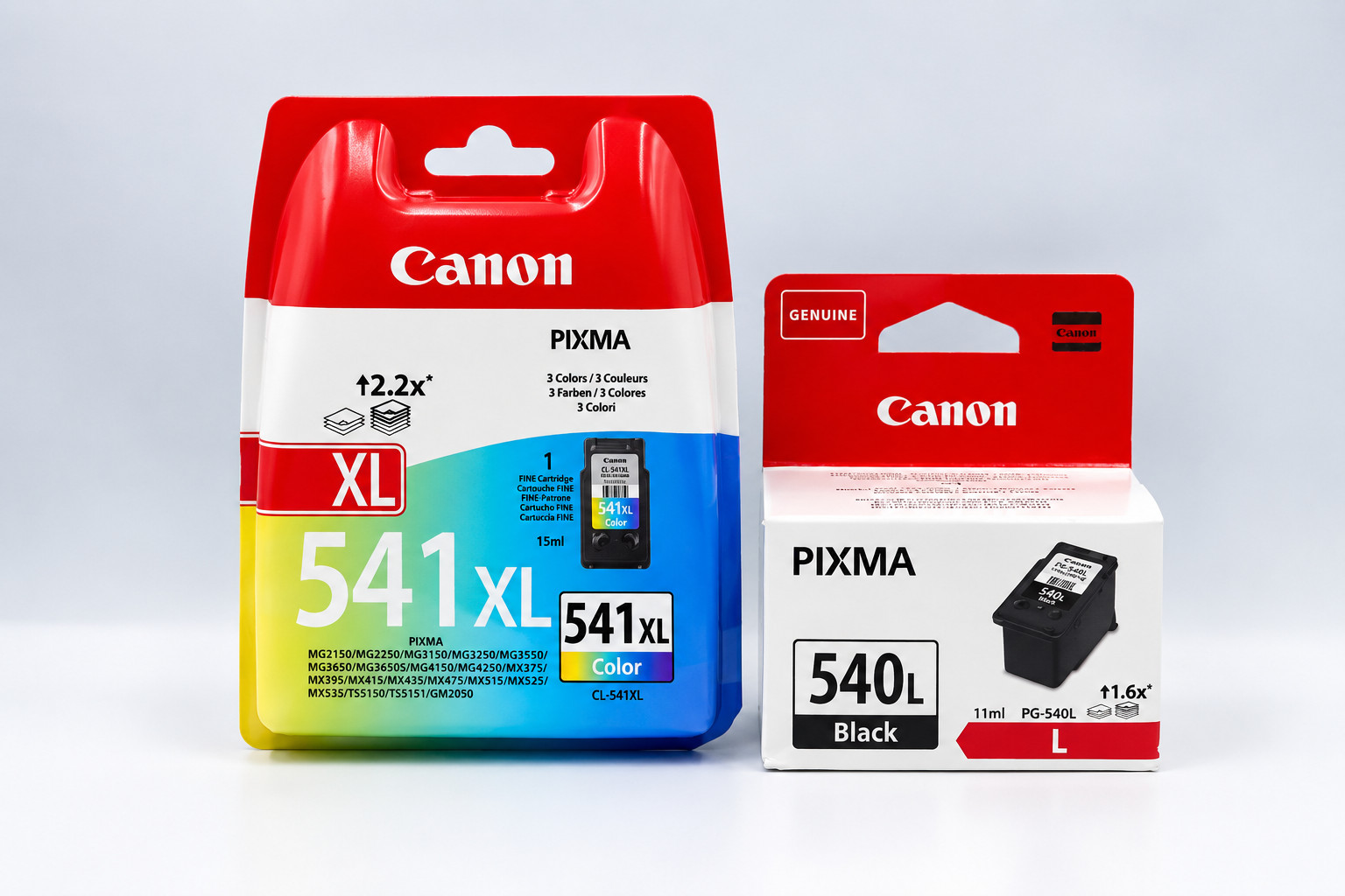 Original Canon PG545XL Black & CL546XL Colour Ink Cartridge For PIXMA MG2455 - Image 7