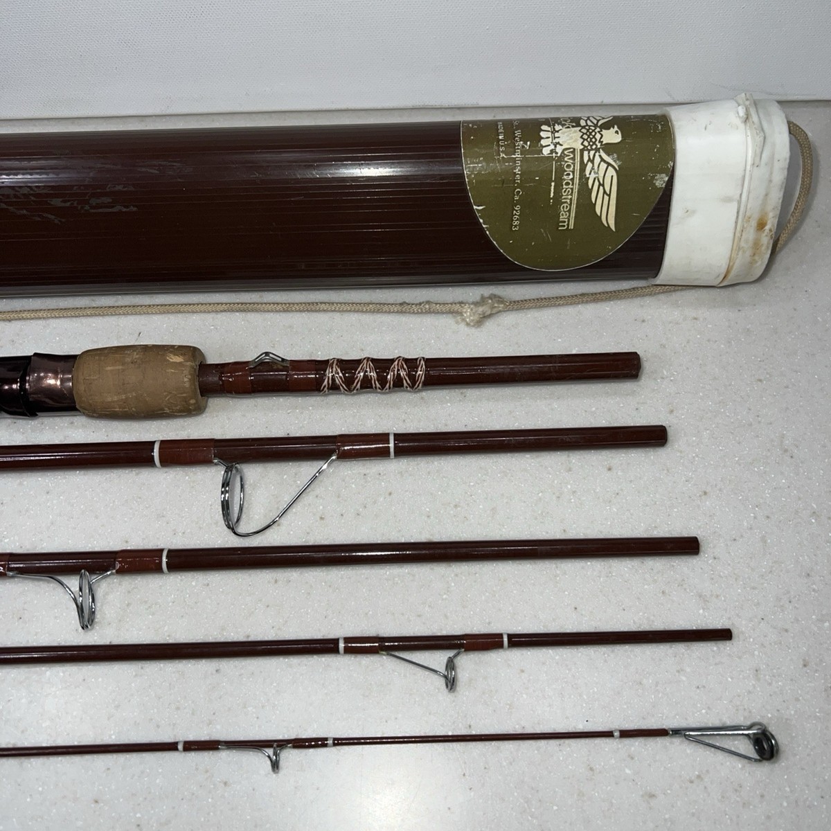 【オールド】fenwick Voyageur SF75-5 7 1/2 RARE FENWICK VOYAGEUR SF 75 - 5 BACKPACKING ROD VG CONDITION