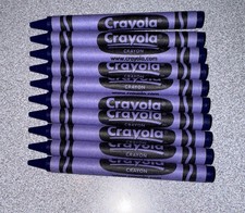 Crayola Crayon Blue Lot of 10 Unused