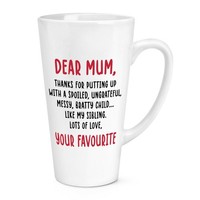 Gift Base GroßE Latte Kaffeetasse 17Oz Weiß Keramik Tasse
