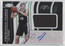 2019-20 Certified Freshman Fabric Signatures Luka Samanic #LS Auto 1v7