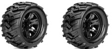 Roapex Morph 110 Monster Truck Tires Mounted On Black Wheels 0 Offset 12mm Hex Roapex Morph 110 Monster Truck Tires Mounted On Black Wheels 0 Offset 12mm Hex