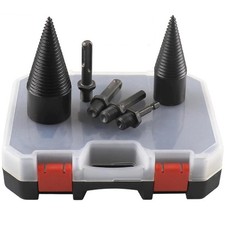 42mm Firewood Drill Bit Wood Cone Hex Shank Wood Log Splitter Screw Splitting UK