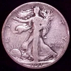1921-S WALKING LIBERTY HALF DOLLAR 50C