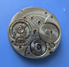 VINTAGE 18 SIZE WALTHAM MODEL 1892 21 JEWEL VANGUARD POCKET WATCH PARTS