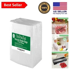 Eco-Friendly 100 Pack Vacuum Sealer Bags - 11" x 16" for Sous Vide & Freezing