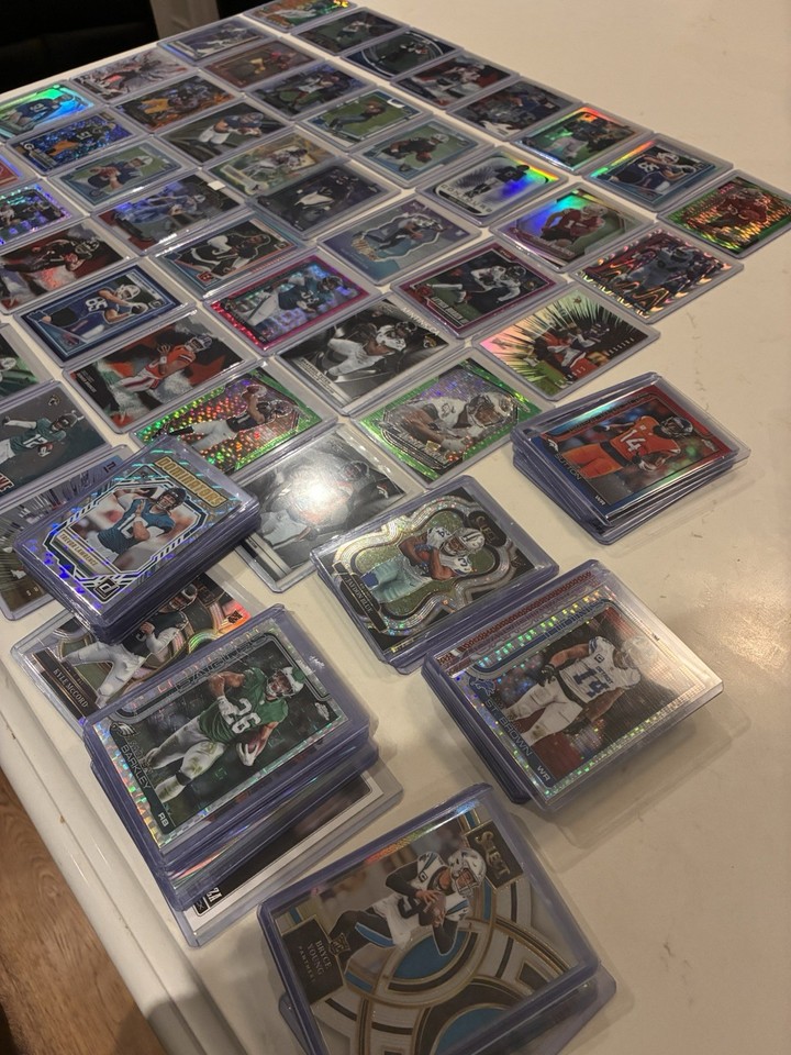Select Card Inserts NFL Football Card Lot 100+ Rookies Prizm Optic Select Chrome Inserts ...