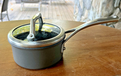 Sur La Table 1 Qt Sauce Pan Glass Lid Hard-anodized Nonstick