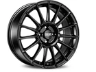 OZ Superturismo LM 8x18 ET45 5x112 Matt Black Silver Lettering Alloy Wheel