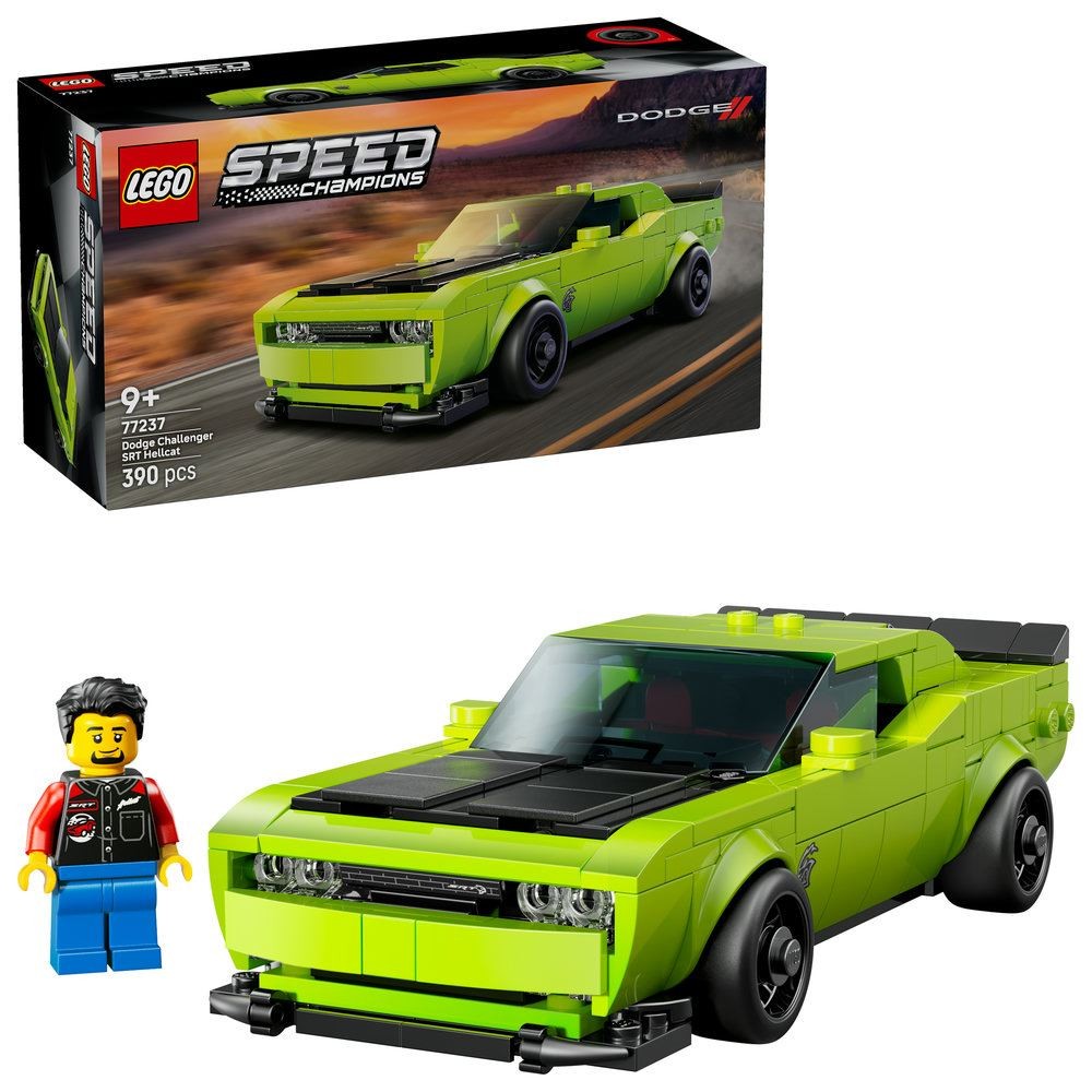 LEGO Speed: Dodge Challenger Srt Hellcat 390pcs(77237)9+new Slight Scratch - Image 8