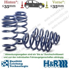H&R Tieferlegungsfedern 35mm u.a.: Audi A4 8E2, Bj. 2000-2004