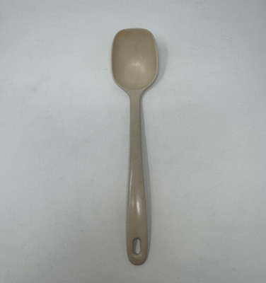 Vintage Fackelmann Plastic Kitchen Utensil Tan Beige Spoon