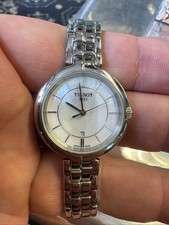 TISSOT FLAMINGO T094.210 a  Women's watch new battery mop dial 