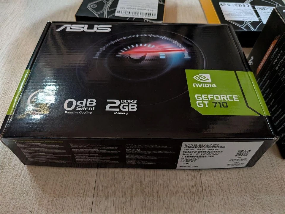 Asus Geforce Gt 710 Graphics Card Am5 Cpu Cooler Pc Cooling Fans Quiet Computer - Image 2 of 4