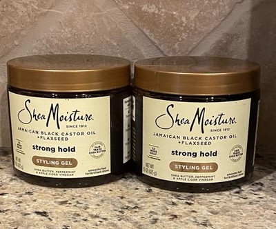 2 Shea Moisture, Styling Gel Black Castor Oil Jamaican, 15 Ounce Each