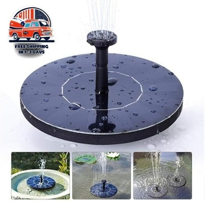 Bomba solar flotante 1.5W para baño de aves   fuente para jardín, estanque patio