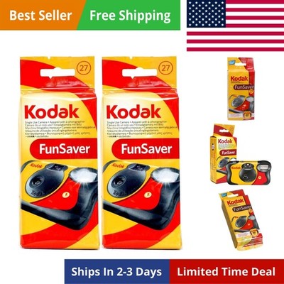 Funsaver One Time Use Film Camera 2-pack