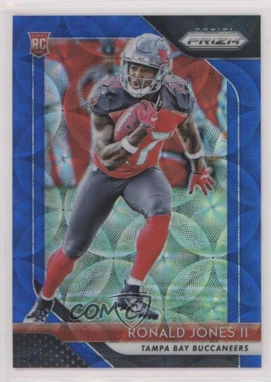 2018 Panini Prizm Rookie Blue Scope Prizm 12/99 Ronald Jones II #214 1m0