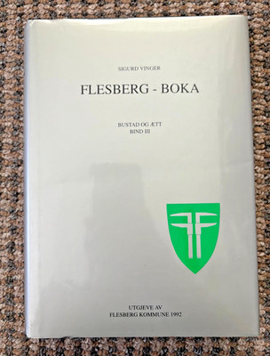 ''Flesberg-Boka:  Local history/genealogy of a Norwegian town (Book 3 only)