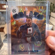 2022-23 Topps Cromo Golazo Kylian Mbappe Naranja Lava Refractor Tarjeta SP 1:2880🔥