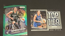 2025 Panini Prizm WNBA Napheesa Collier Green Prizm #8  Minnesota Lynx 