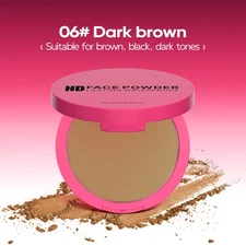 Women HD Face Powder Finishing Pressed Powder Setting Powder Oil Control 1Pcs