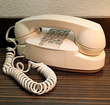 Vintage Princess Touch-tone WHITE Western Electric Bell Phone 2702BM Working