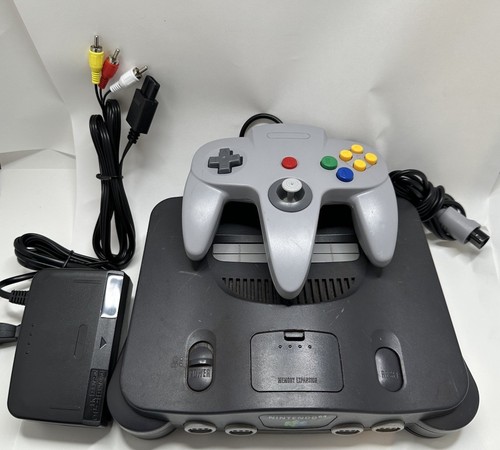 Nintendo 64 Console Bundle w/ Controller & AV Cables, Refurbished and Tested