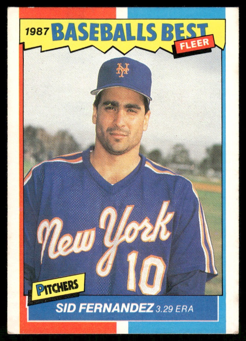 1987 Fleer Baseball's Best Sluggers vs. Pitchers #13 Sid Fernandez
