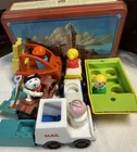 Lot Of 13 Vintage Fisher-Price  Little People Pieces