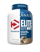 Dymatize Elite Whey Protein 5lbs Cookies & Cream | 25g Protein | BCAA