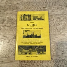 Brief Guide to the Smithsonian Institution National Museum Vintage D.C. 6th Ed.