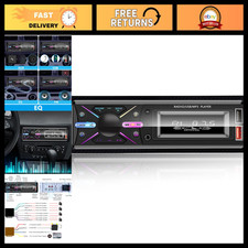 Bluetooth Single Din Car Stereo Radio, Handsfree App Control, FM/USB/AUX/MP3, 7