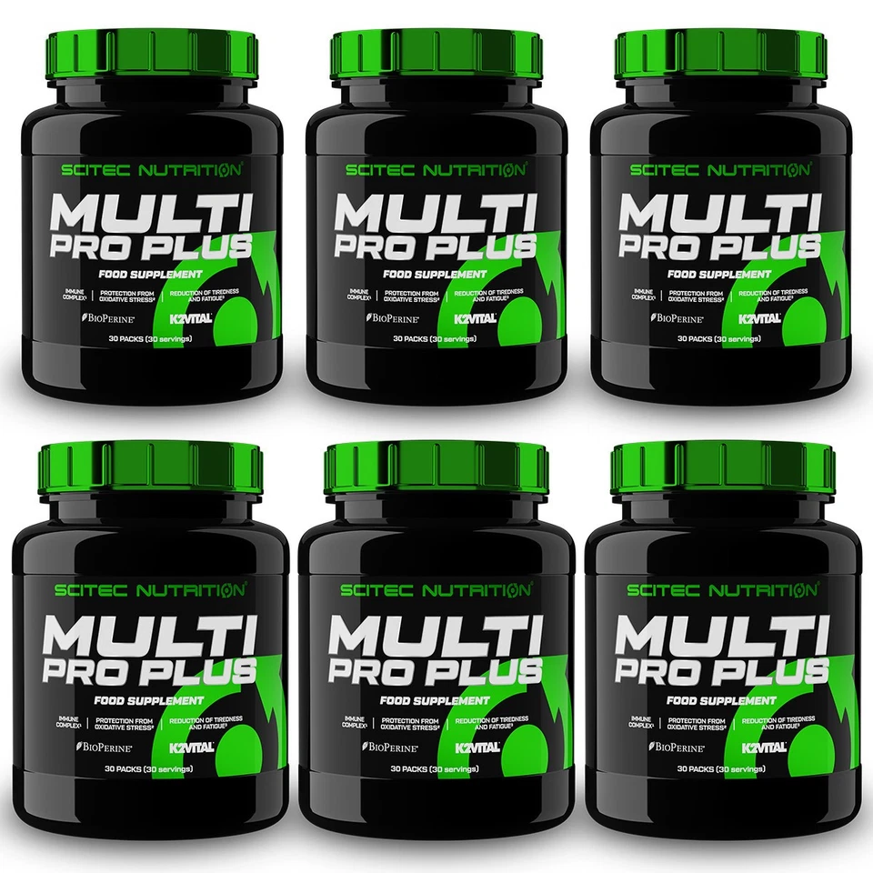 Scitec Nutrition Multi Pro Plus 30 Packs 1 - 6 Dosen Vitamine Mineralien Omega 3