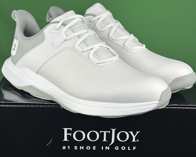 NEW FootJoy Prolite Mens Spikeless Golf Shoes 56924 White/Gray