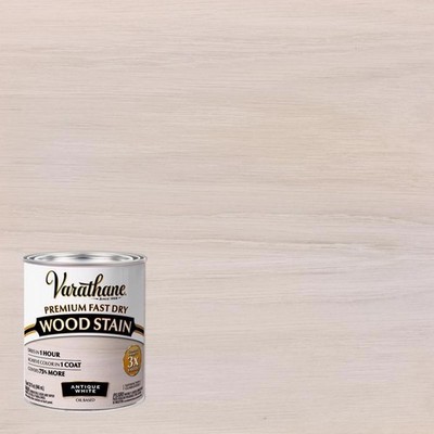 Varathane Semi-Transparent Antique White Oil-Based Urethane Alkyd WoodStain 1 qt