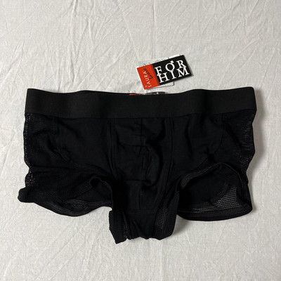 Laura Baresse For Him Herren Panty Gr. L Schwarz SM1486