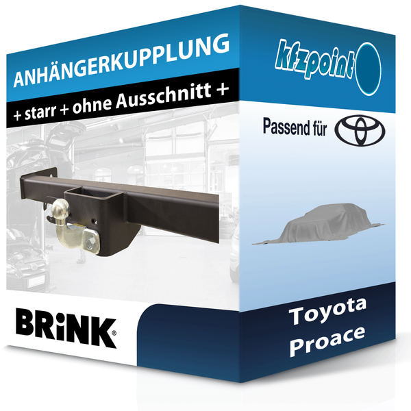 Brink AnhäNgekupplung Starr Passend für Toyota Proace 06.2013-02.2016 Neu-image