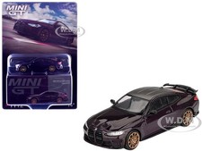 BMW M4 M-PERFORMANCE DAYTONA VIOLET 1/64 DIECAST MODEL CAR BY MINI GT MGT01112
