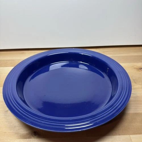 Vintage Fiesta Blue Relish Tray Base Marked - Fiestaware