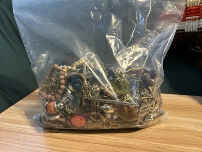 Mix Lot Of Craft Jewelry 6 Pounds Mixed
