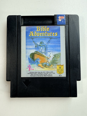 Bible Adventures -- NES Nintendo Original Classic Authentic Game