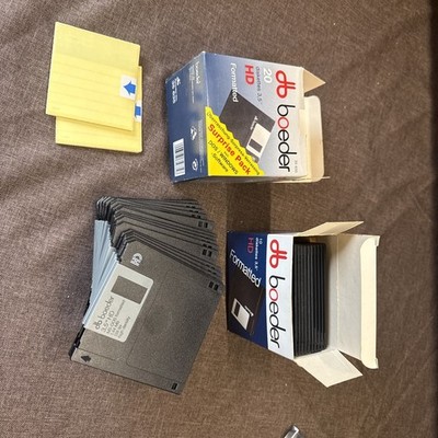 30 Stück Boeder HD 3,5  DISKETTEN NEU mit Label in OVP PC Amiga Atari